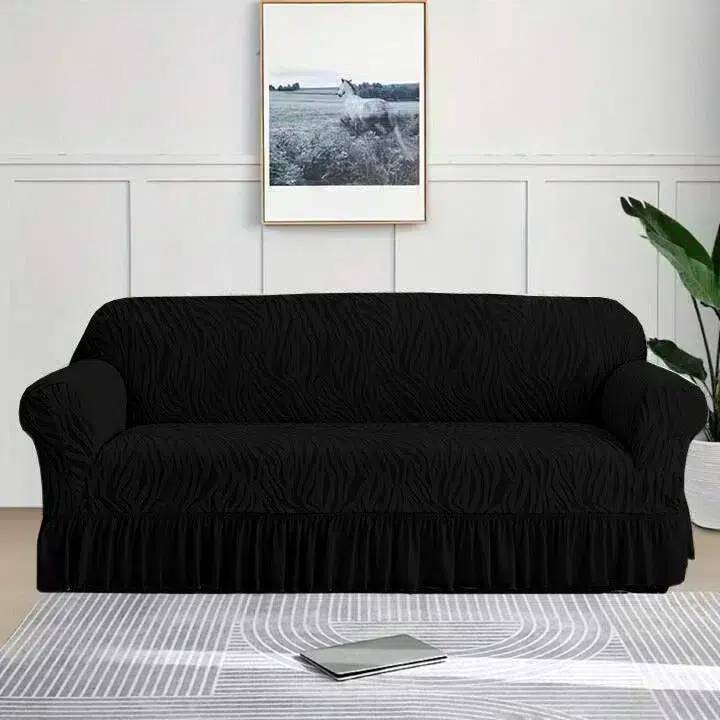 Zebra Sofa Covers black