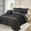 Luxury Elixir Velvet Bedset Black