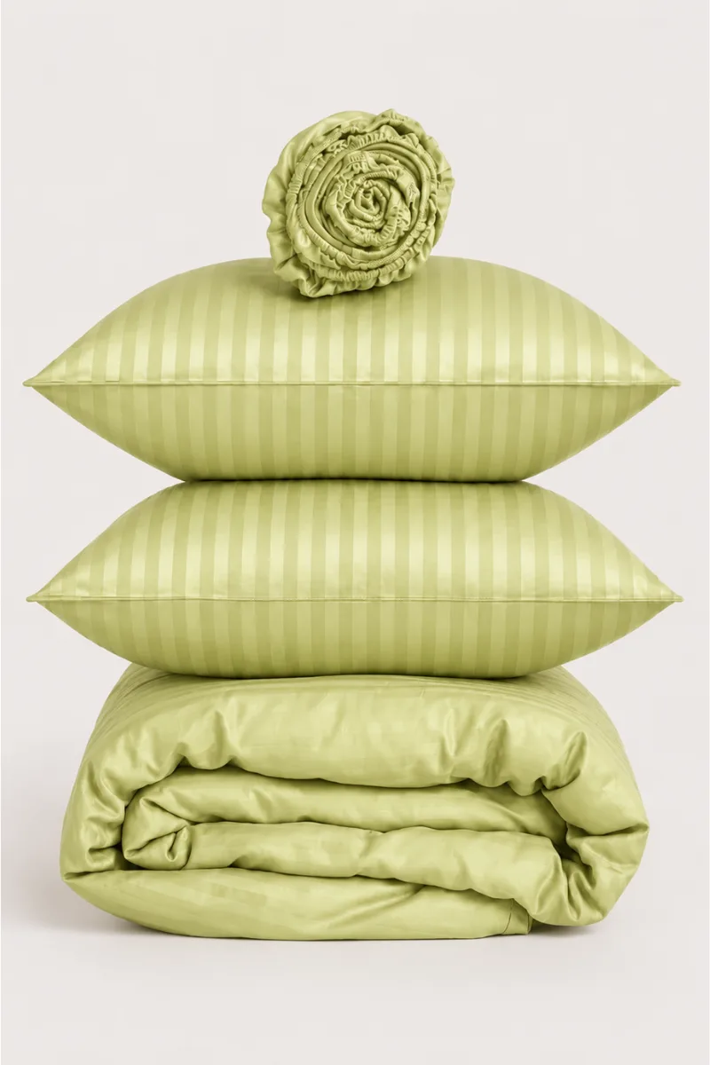 Satin Stripe Duvet Covers pista1