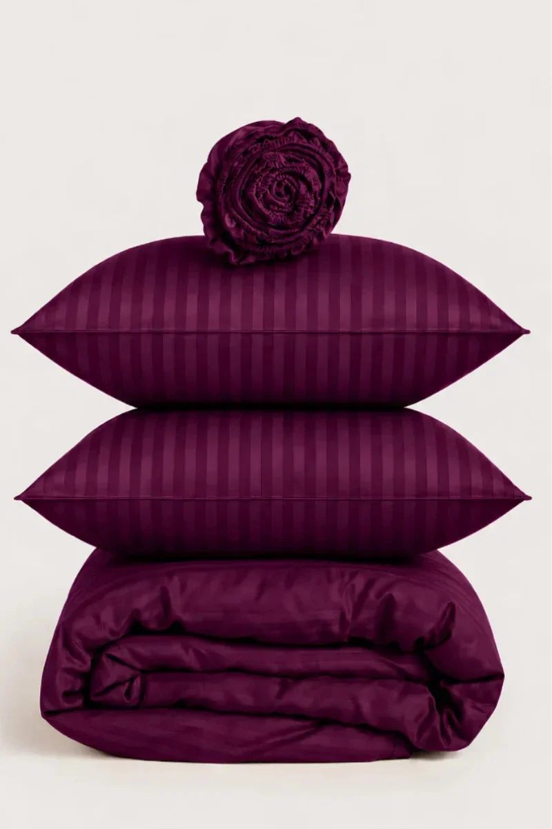 Satin Stripe Duvet Covers rplum1