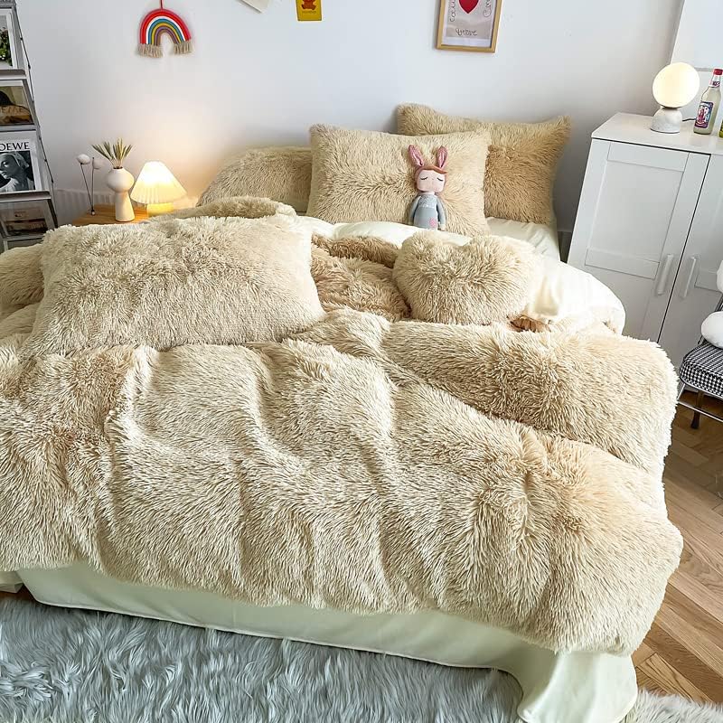 Shaggy Duvet Sets beige