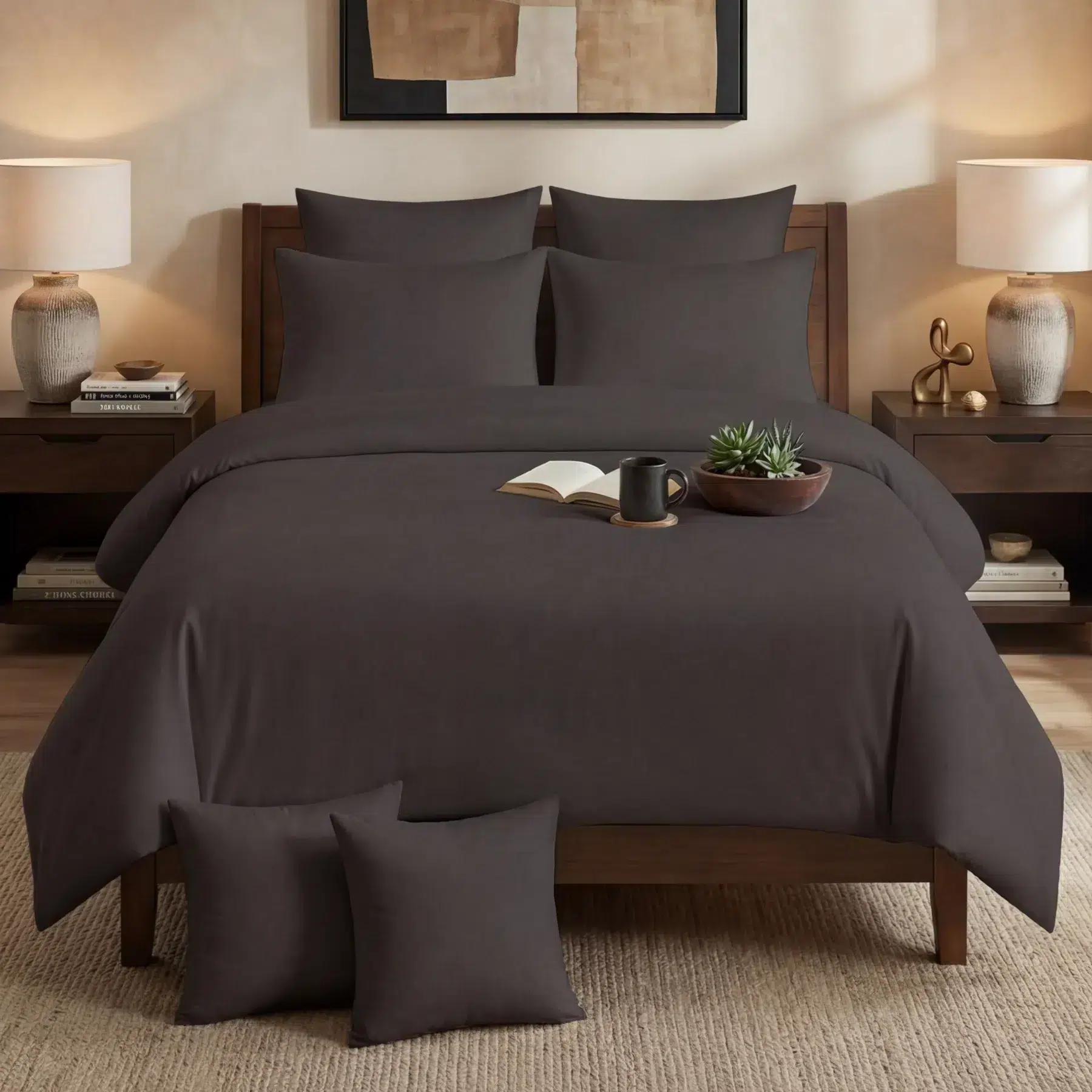 Cotton Duvet Covers brown