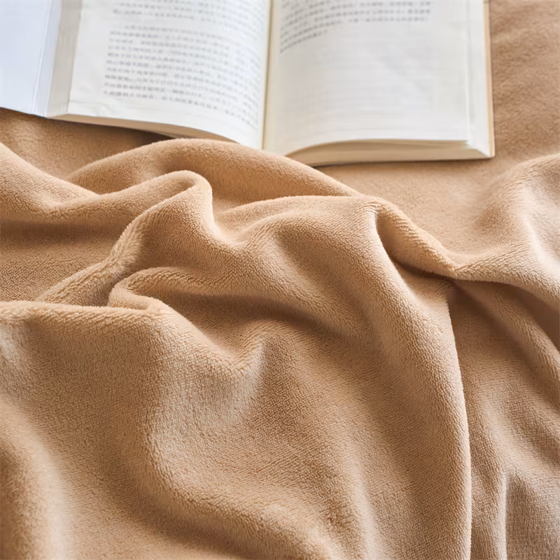 Alternative view of Velvet Reversible Duvet Cover Set - Caramel & Off White