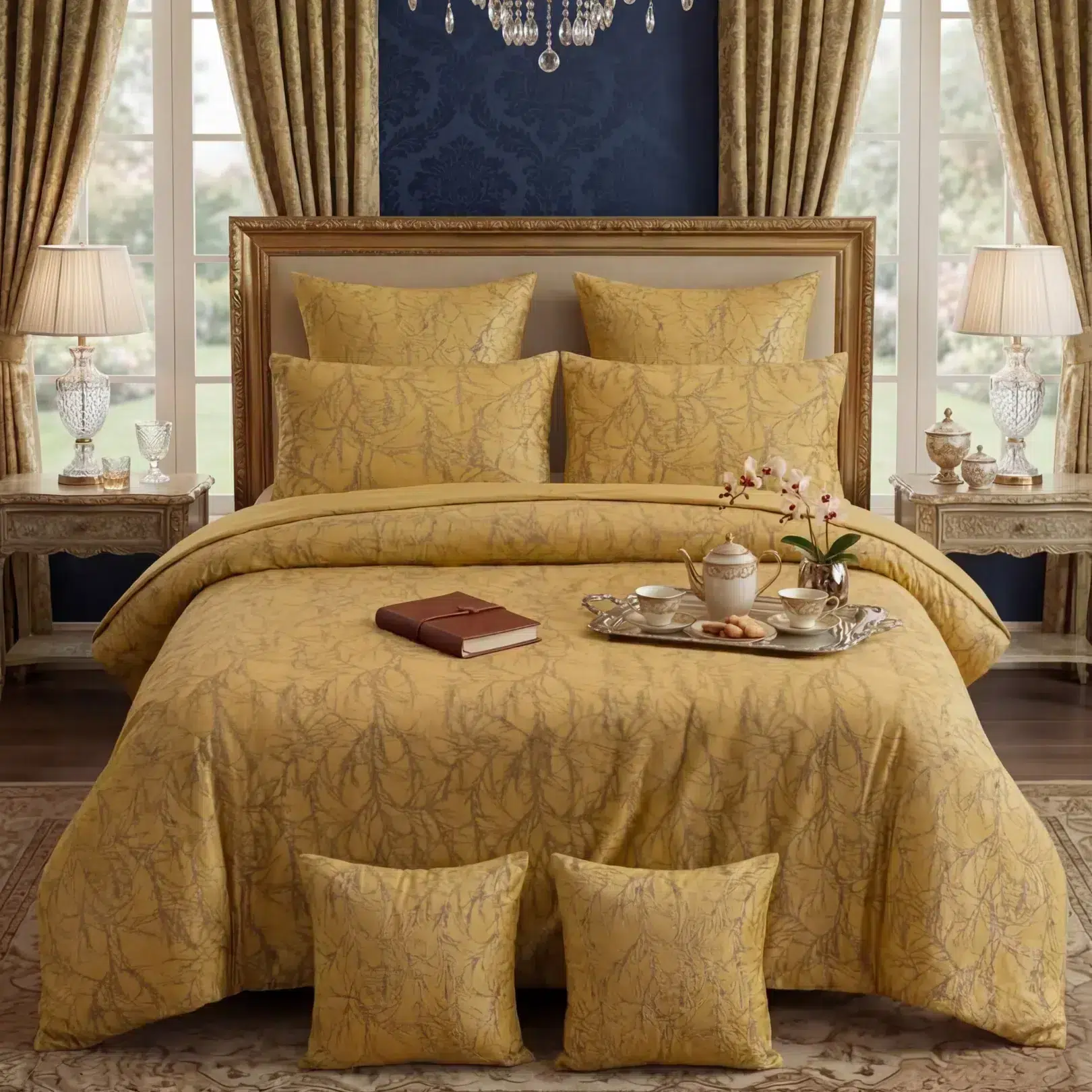 Velvet Duvet Covers t golden