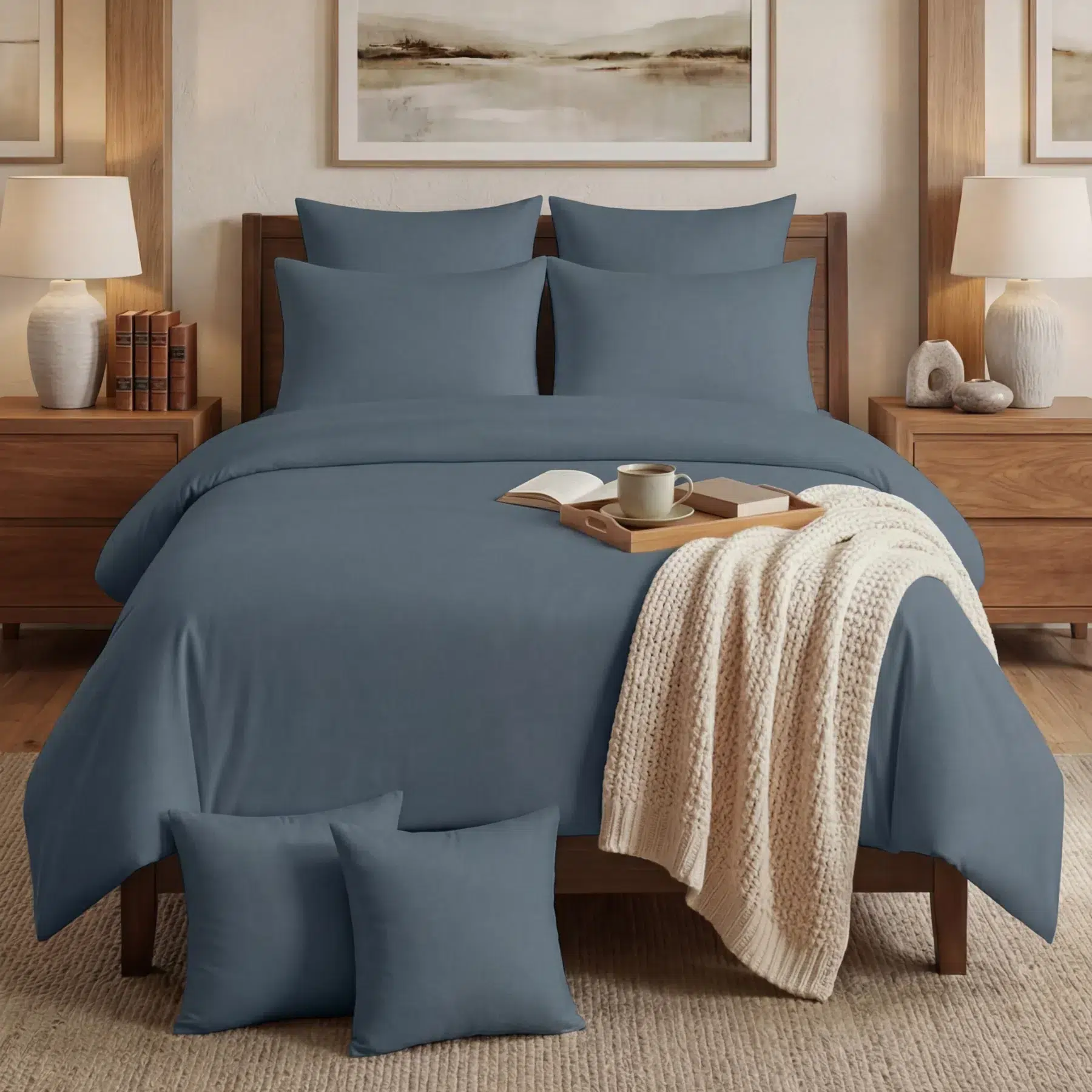Cotton Duvet Covers grey