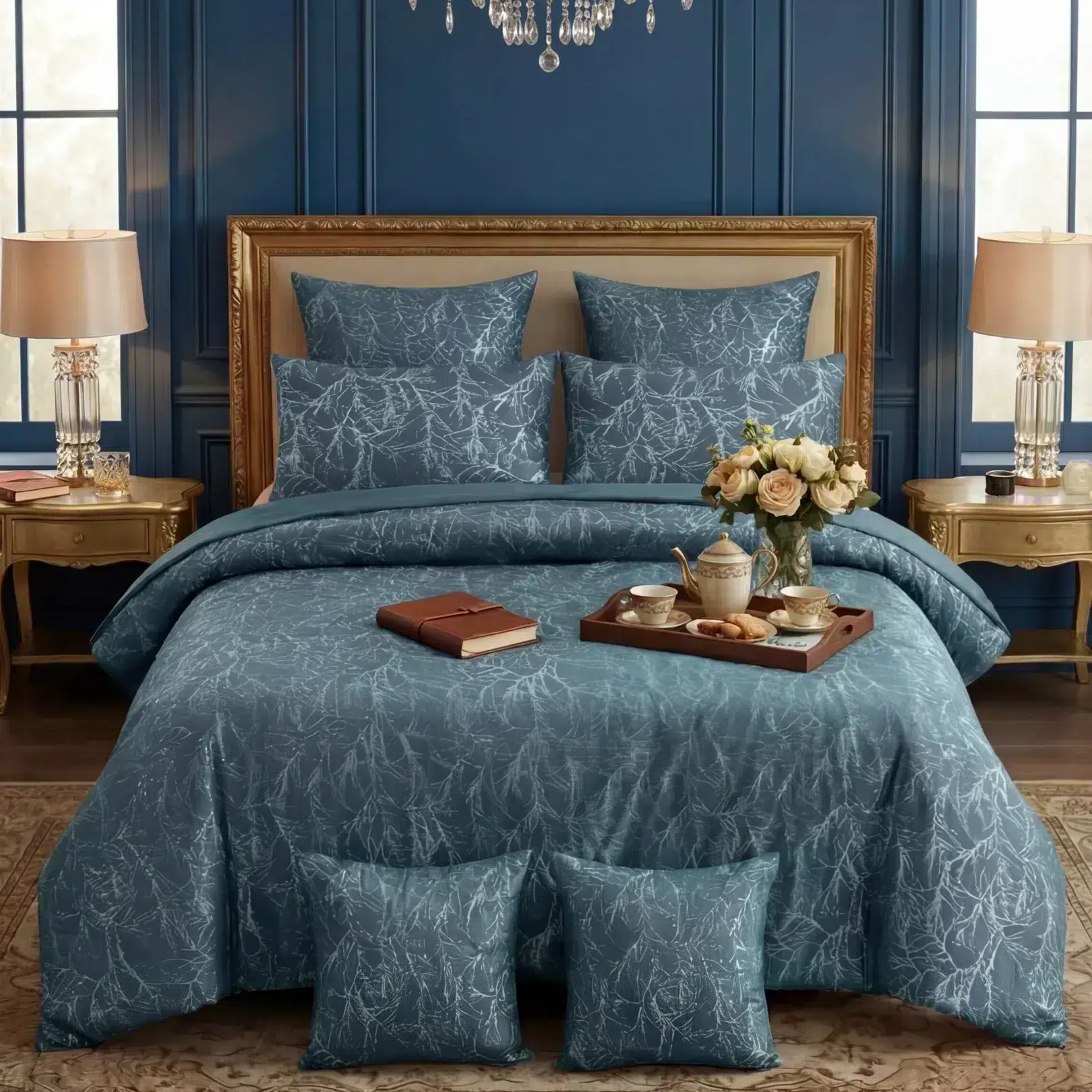 Velvet Duvet Covers t grey