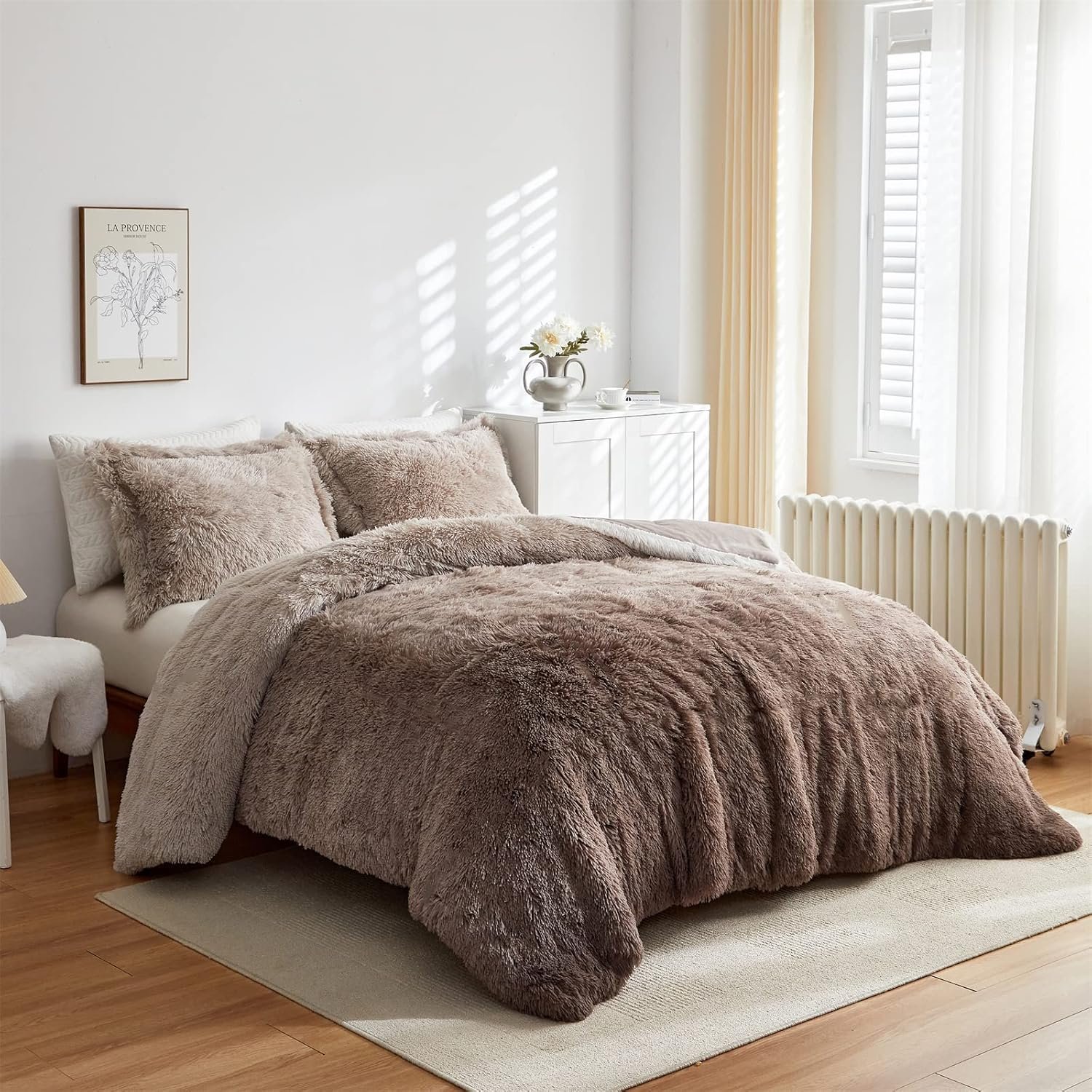 Shaggy Duvet Sets mink1