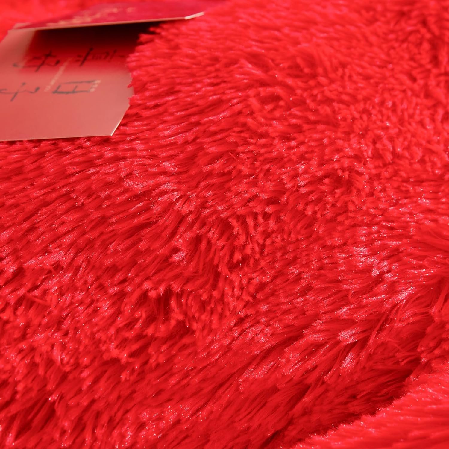 Shaggy Duvet Sets red