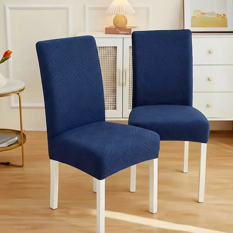 Stripe Chair Covers blue