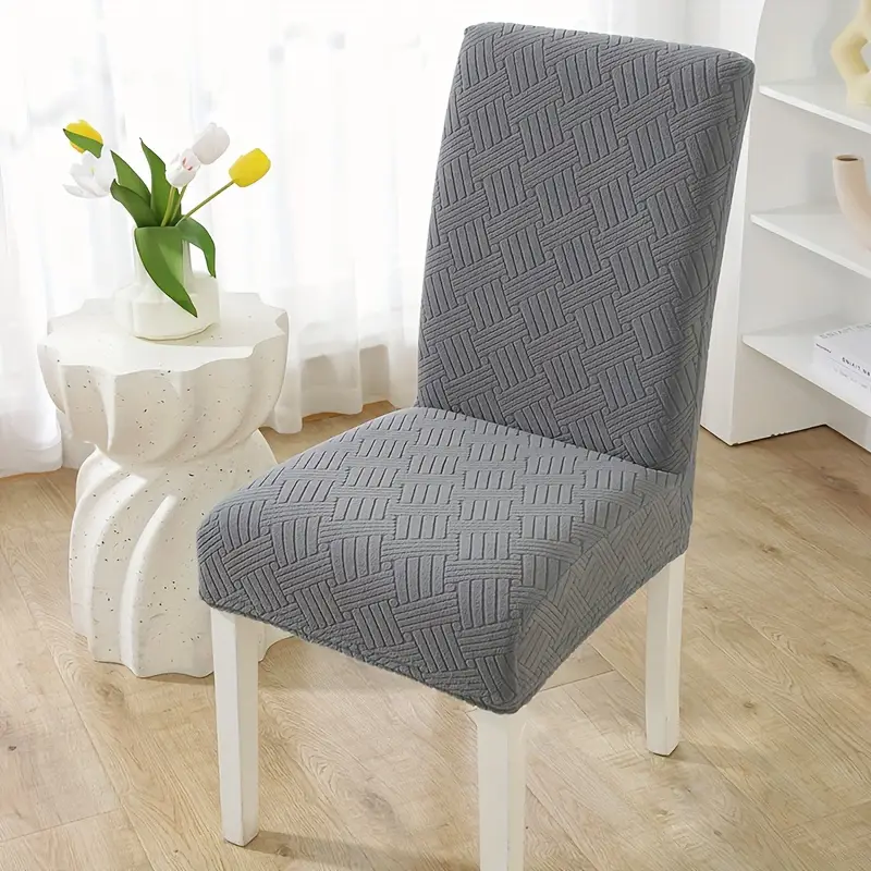 Stripe Chair Covers grey