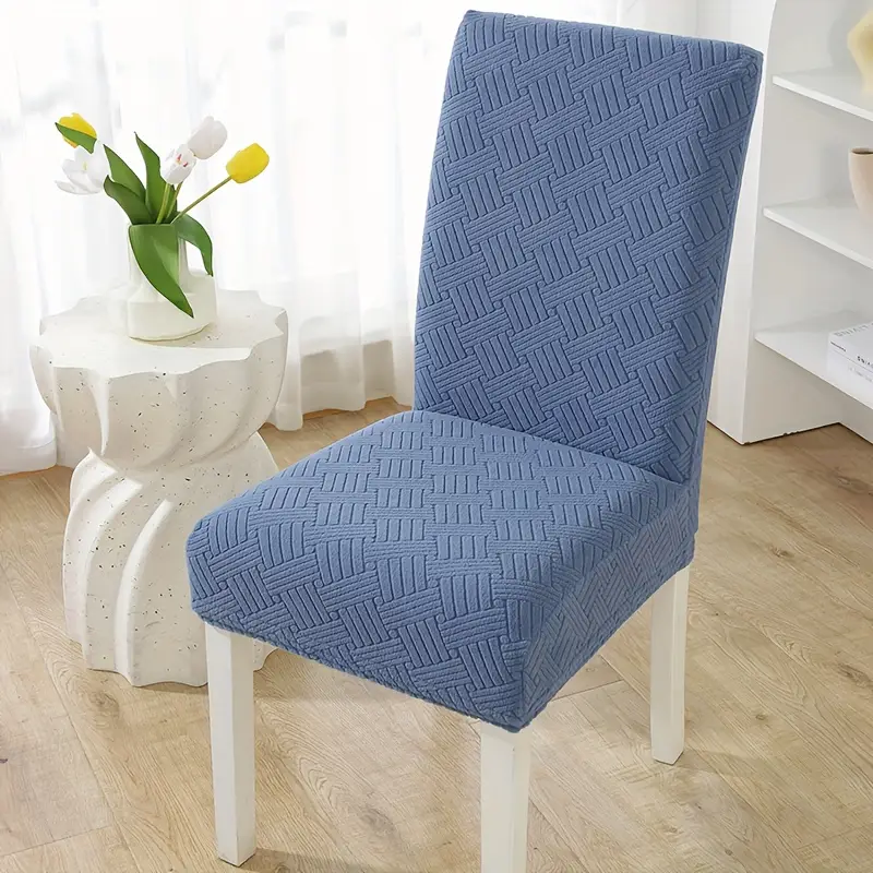 Stripe Chair Covers zinc