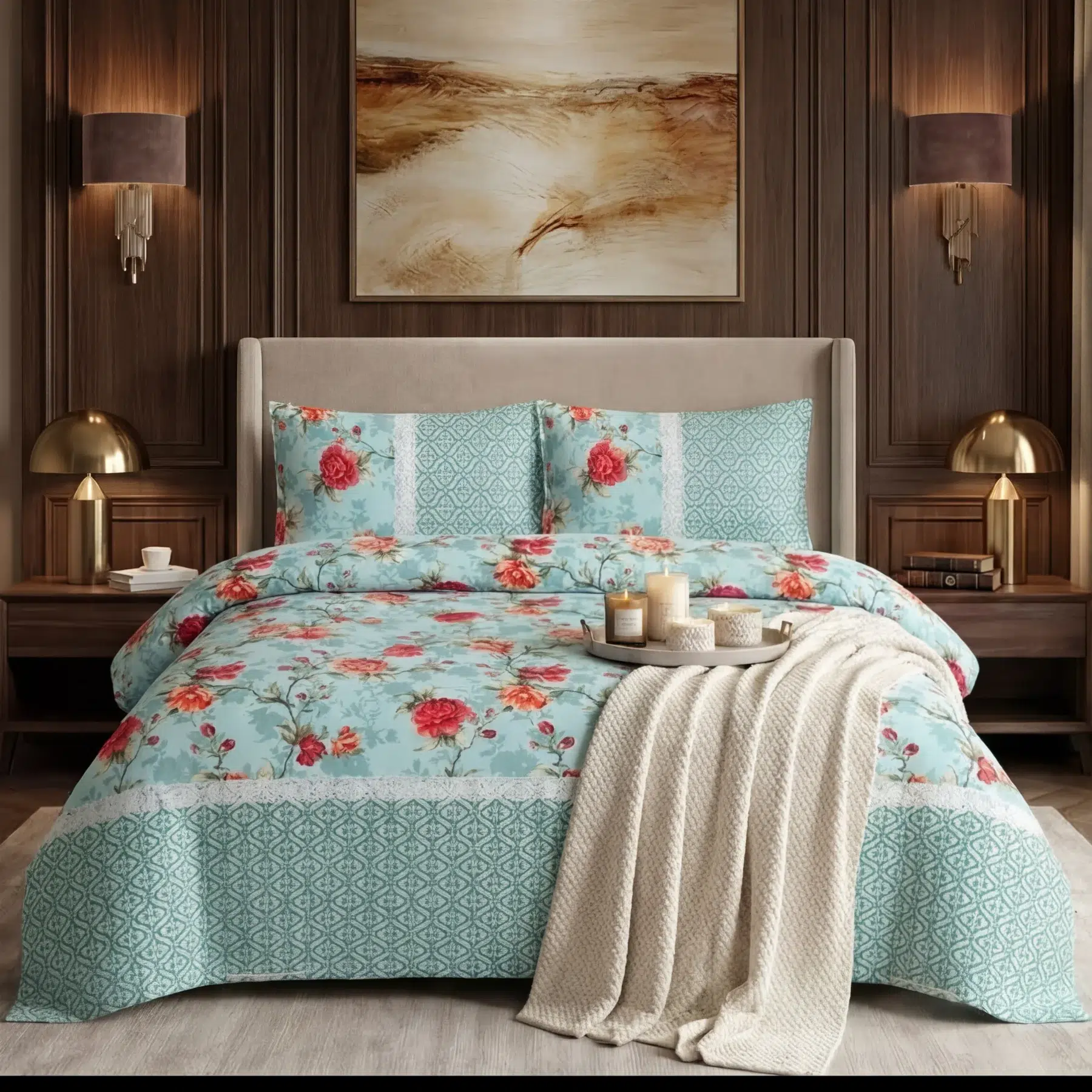Printed Bedsheets palei