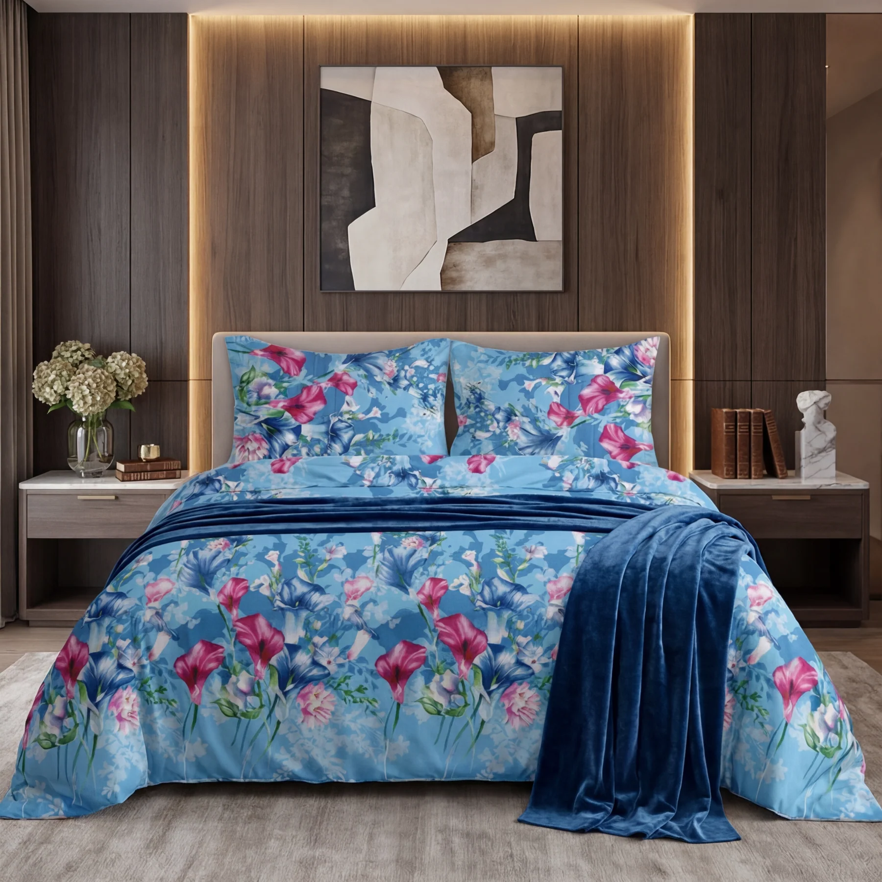Printed Bedsheets pine