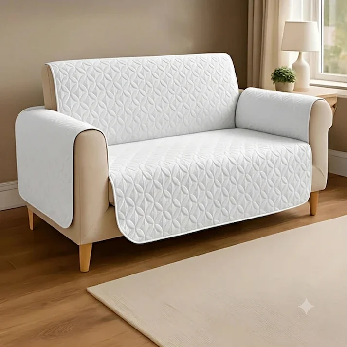 Ultrasonic Sofa Covers white