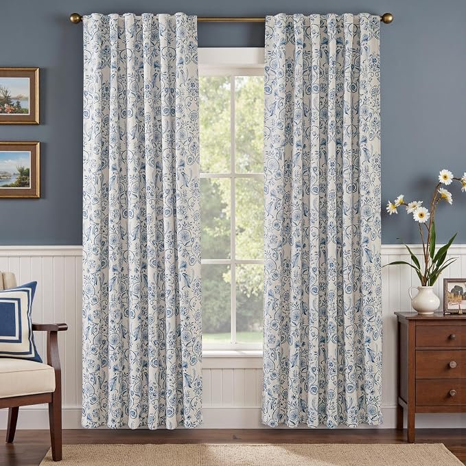 Digital Print Curtains azure grace