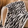Flannel Fleece Blankets bubble black grey