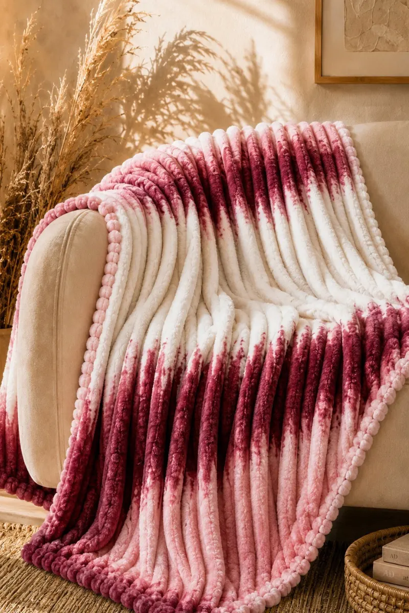 Flannel Fleece Blankets bubble burgundy white