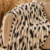 Flannel Fleece Blankets bubble cream grey