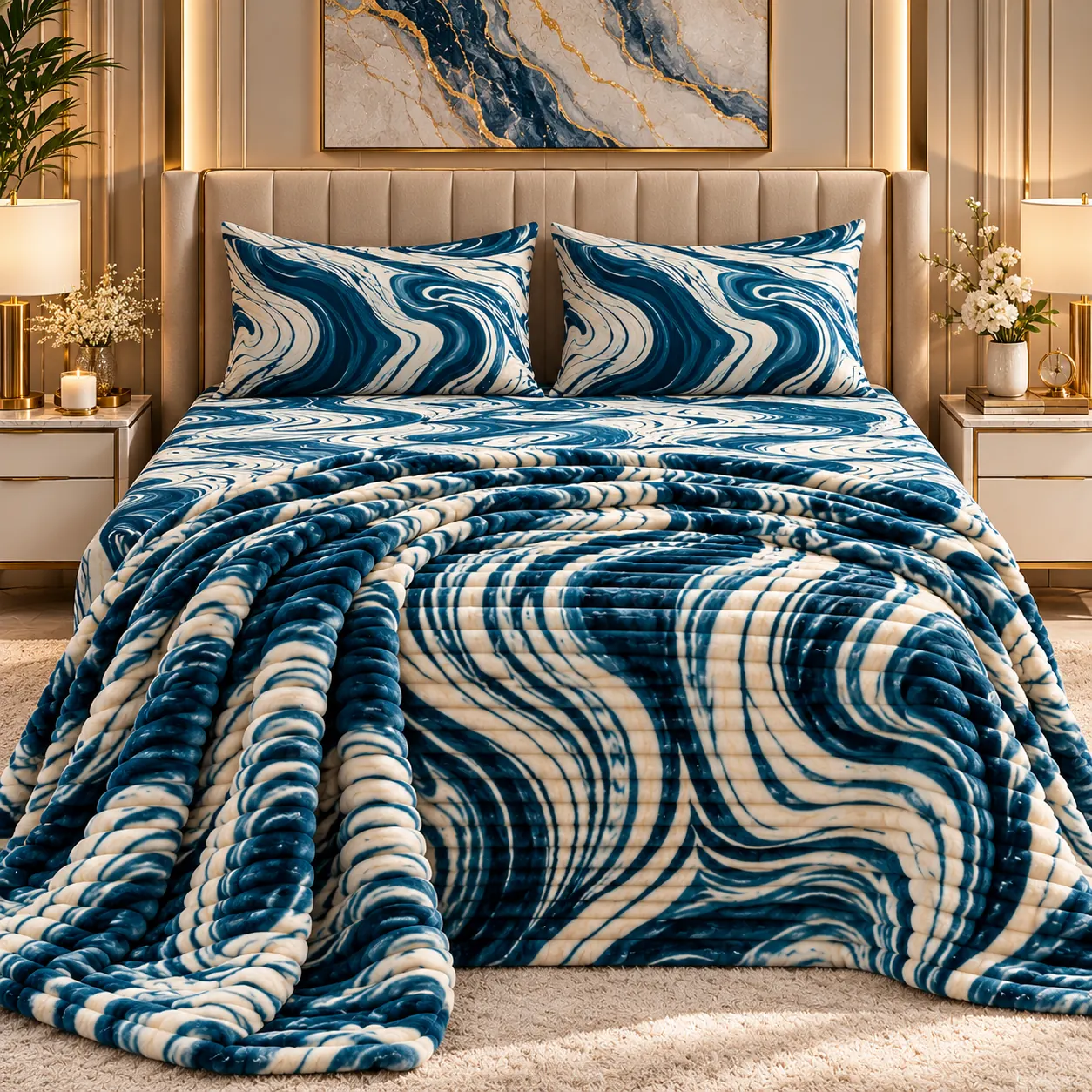 Blanket Sets blue reverie