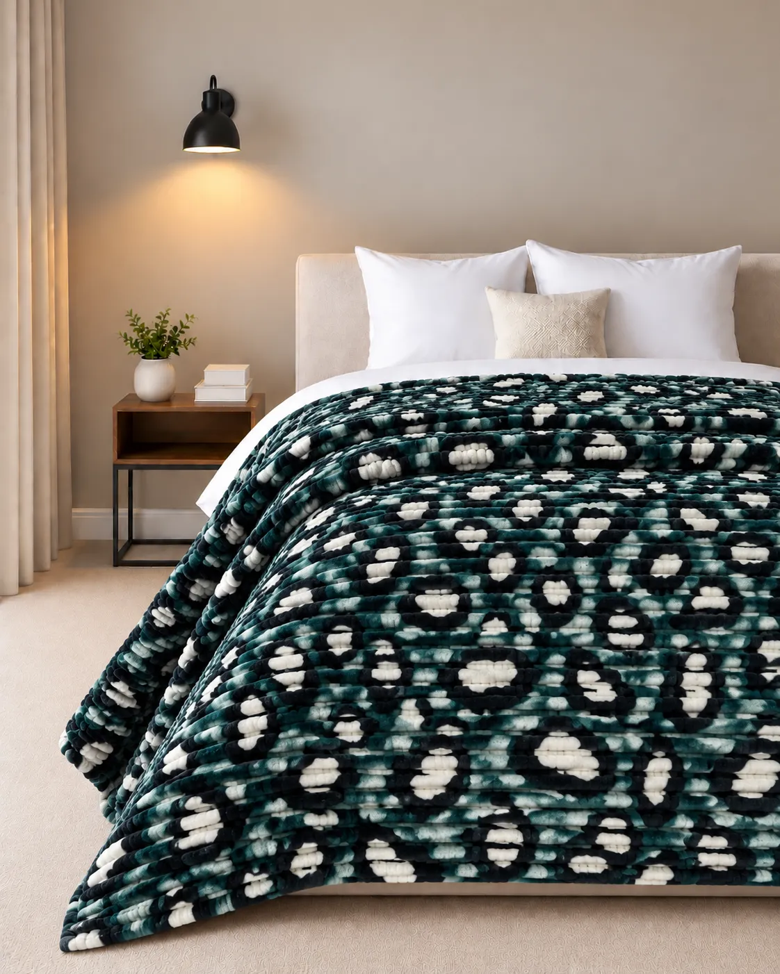 Flannel Fleece Blankets ocean static